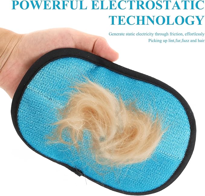 Pet Hair Removal Glove, Easy to Use， Electrostatic Pet Hair Remover, Reusable