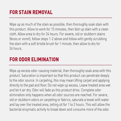 Nature's Miracle Advanced Stain and Odor Eliminator Dog for Severe Dog Messes