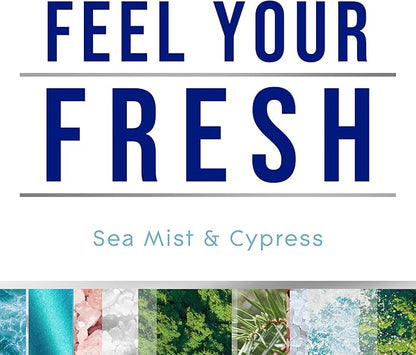 Glade PlugIns Refills Air Freshener, Sea Mist & Cypress, Scented and Essential Oils for Home and Bathroom, 0.67 Fl Oz, 5 Count