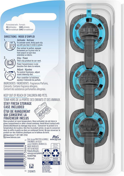 Febreze Car Vent Clip Air Freshener, Hawaiian Aloha, 0.037 Pound