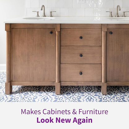 Rejuvenate Cabinet And Furniture Restorer Fills In Scratches, Shines And Protects Indoor Cabinets And Furniture, 16 Ounces