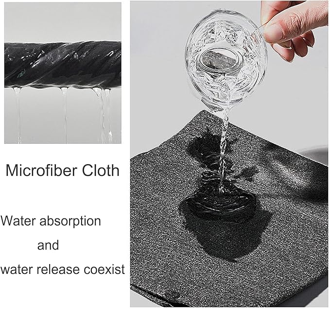 Thickened Magic Cleaning Cloth, Lint Free Cloth,Reusable Microfiber Cleaning Rag for Windows Glass, Windows, Cars, Machine Washable (10)
