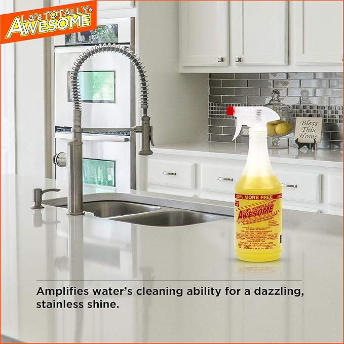 La's Totally Awesome All Purpose Cleaner 64 oz + Wood Cleaner Plant-Derived Spray 32oz (Pack of 2)