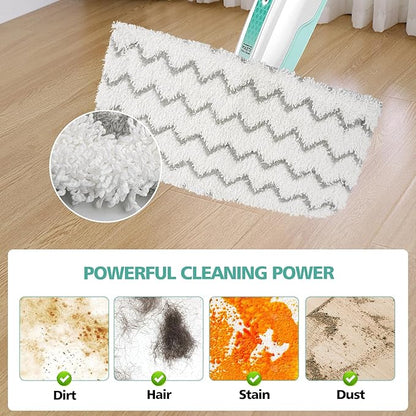 8 Pack Steam Mop Replacement Pads Compatible with Shark S1000 S1000A S1000C S1000WM S1001C S2001, Washable Replacement Steamer Mop Pads