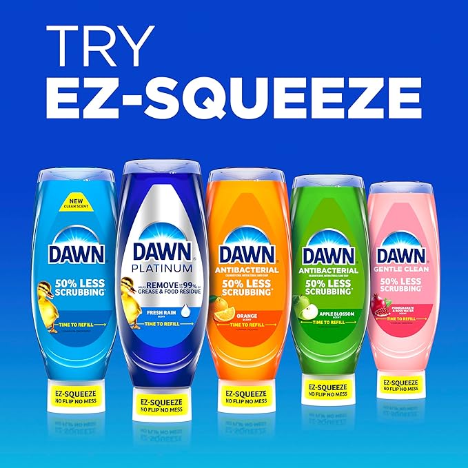 Dawn Ultra Antibacterial EZ-Squeeze Hand Soap, Apple Blossom, 22 Fl Oz