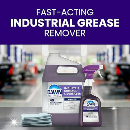 Dawn PRO Industrial Surface Degreaser, Bulk Foaming Spray for Cleaning Grease Buildup in Commercial Kitchens, 32 fl oz (Case of 6)
