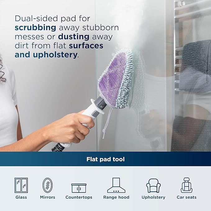 Shark Lift-Away 5-in-1 Steam Mop with Detachable Handheld Steam Cleaner, for Whole Home Cleaning including Sealed Hard Floors, Kitchens, Bathrooms, Upholstery, Cars, Grout & more, Blueberry, S3972BRN