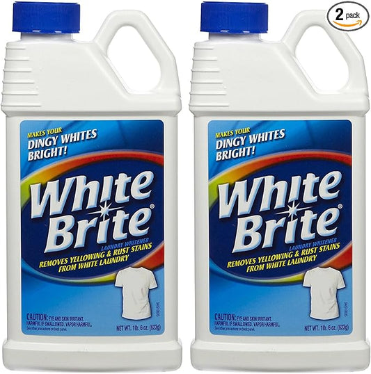 White Brite Laundry Whitener, 22 oz-2 pk