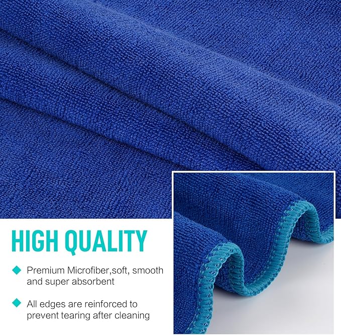 SINLAND Microfiber Gym Towels Super Absorbent Compact Travel Workout Towel Quick Dry Camping Sweat Towel for Sports Beach Swimming Backpacking Hiking and Yoga Men Women 16 Inch X 32 Inch