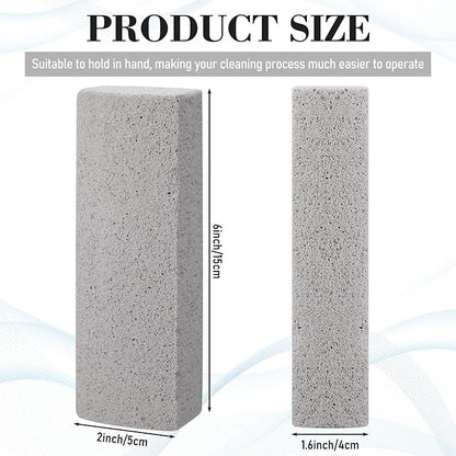 Loopeer 2 Pcs Pet Hair Remover Pumice Stone for Dog Cat Hair Removal Cleaning Pet Fur Stone 6 Inch Dog Fur Cleaning Tool for Car Interior Bedding Carpet Couch Furniture(6 x 2 x 1.6 in)