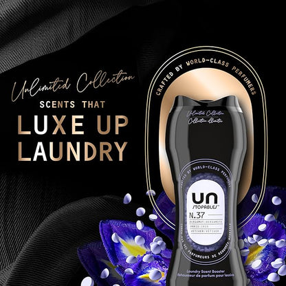 Downy Unstopables Unlimited Collection In-Wash Laundry Scent Booster Beads, No. 37, Fine Fragrance, Long-Lasting Fresh Scent Beads, 10.7 oz