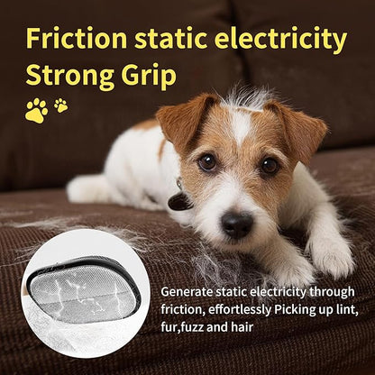 Pet Hair Removal Glove for Cats & Dogs, Electrostatic Pet Hair Gloves, Reusable Pet Hair Remover Tool, Animal Hair Remover for Furniture, Clothing, Couch, Carpet, Car Seat - 1PCS