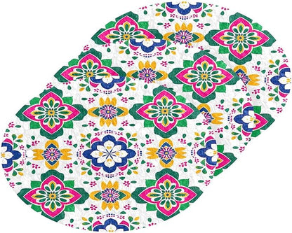 Mexican Talavera Kitchen Scrub Sponges, Pop-up Kitchen Cleaning Sponges Reusable Dish Washing Sponges for Bathroom Household Cleaning 3 Pack - Non Scratch Scrubber