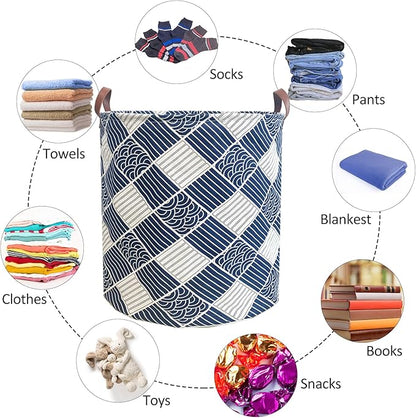 Collapsible Laundry Basket in Bedroom Waterproof Laundry Hamper in Bathroom Large Laundry Bag in College Dormitory Cloakroom Livingroom Nursery Toy Bin (Laundry Hamper-Bathroom-001)