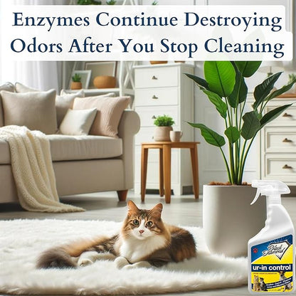 Black Diamond Stoneworks Eliminates Urine Odors – Controls Cat, Dog, Pet & Human Smells from Carpet, Furniture, Mattresses, Grout and Pet Bedding & Concrete. Biodegradable Enzymes (1-Gallon)