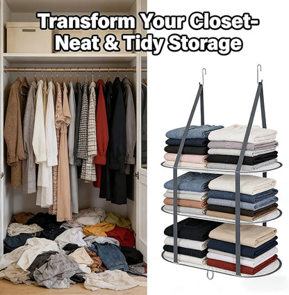 Sweater Drying Rack Hanging on Door Dryer Flat Portable Collapsible Mesh Large Laundry Clothes Drying Rack Room Organization 3 Tier