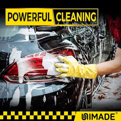 Shop Towel Rag, 200 Pack Reusable Rags Bulk Microfiber Cleaning Cloth Lint Free Towels for Car Kitchen Automotive Bar Mechanic Restaurant Garage, 11.5"x 11.5", White
