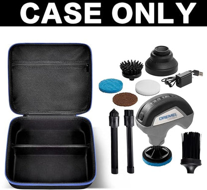PAIYULE Case for Dremel Versa Power Scrubber Kit Cleaning Tool PC10-07/ PC360-5 Grout Brush, Bathroom Shower Scrub Kitchen & Bathtub Cleaner Holder for More Kinds Spin Scrubbers, Sponge Pads(Box Only)