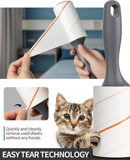 MR.SIGA Lint Rollers for Pet Hair Extra Sticky, 540 Sheets, Lint Remover for Clothing, Furniture, Pet Hair Remover with Easy Tear Sheets