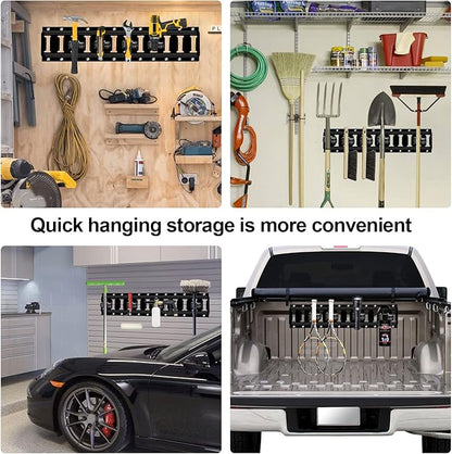 6 Pack E-Track Tool Holders |E Track Accessories for Enclosed Trailer to Keep Rakes,Shovels, Broom|e Track Tool Holder Hanger for Trailer Accessories| Tool Stabilizer for Etrack Accessories