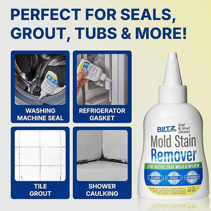 Heavy Duty Gel Cleaner – Thick Gel Formula for Bathrooms, Showers, Washing Machines, Grime, Grunk and Tiles – Targets Tough Stains and Odors – No Harsh Scrubbing Required – Easy to Apply