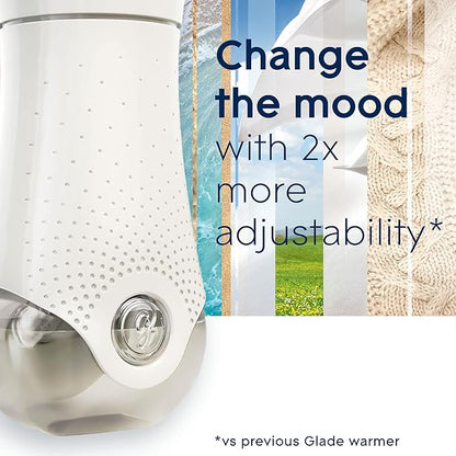 Glade PlugIns Air Freshener Warmer, Scented and Essential Oils for Home and Bathroom, Up to 50 Days on Low Setting, 2 Count (Pack of 2)