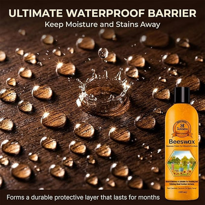 CARGEN Beeswax Furniture Wood Polish - Wood Seasoning Beeswax Oil for Wood Natural Wood Polish and Conditioner Restore A Finish 300ML.