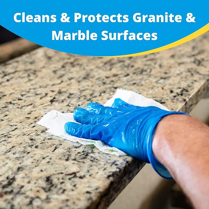 Carbona Granite & Marble Cleaner | Non-Abrasive Formula | Safe on Limestone & Corian | 16.8 Fl Oz, 1 Pack