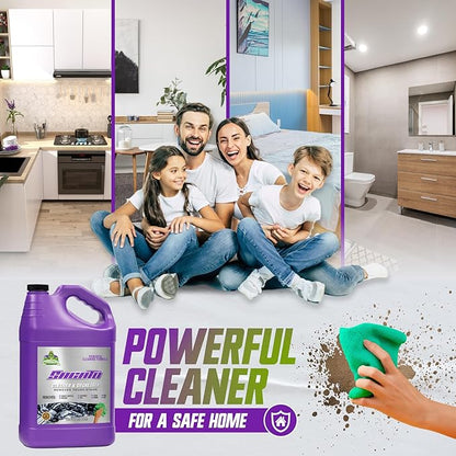 SACATO Degreaser Cleaner Heavy Duty – Commercial Degreaser for Garage, Floor, Engine, Driveway & Tools – Heavy Duty Cleaner Concentrate for Car, Kitchen, Washer – Strongest Desengrasante Gallon