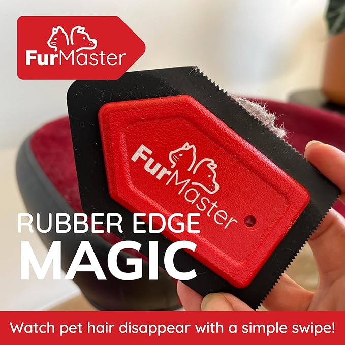 JJ KENT FurMaster - Pet Hair Remover for Furniture - Dog and Cat Fur Remover - Perfect Hair Removal Tool for Furniture and Vehicles