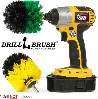 Kitchen Accessories - Pots and Pans Set - Spin Brush Kit - Grout Cleaner - Cleaning Supplies - Bathroom Accessories - Soap Scum, Hard Water Stains, Mineral Deposits, Calcium Build-up, Rust Stains