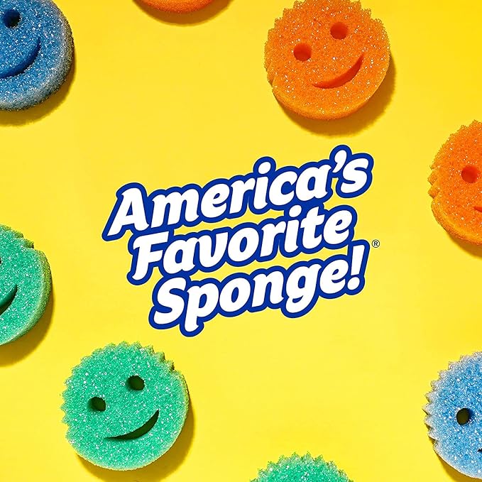 Scrub Daddy Sponges & PowerPaste XL Value Pack - 4 Scrub Mommy Multipurpose Dish Sponges & PowerPaste XL All-Purpose Cleaning Paste - Scratch-Free, Multi-Surface Household Cleaning Supplies Kit (5ct)