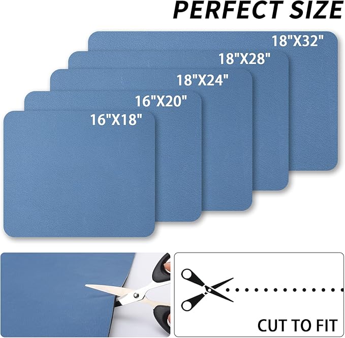 HotLive Dish Drying Mat for Kitchen Counter, Heat Resistant Drainer Mats with Non-slip Rubber Backed, Hide Stain Kitchen Super Absorbent Draining Mat, Easy to Clean Dish Rack Pad, Blue 16"x20"