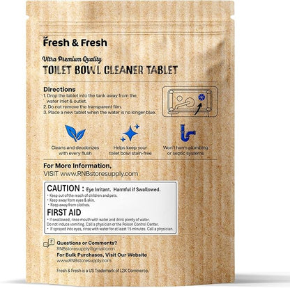 Disposable Toilet Bowl Cleaners(300 Tablets) Odor Eliminator, Fresh Scent, Multipurpose Residential and commercial Toilet Cleaners 2-3 week Lasting Toilet Bowl Cleaner