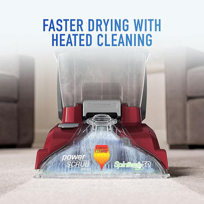 Hoover PowerScrub Deluxe Carpet Cleaner Machine for Carpet and Upholstery, Deep Cleaning Carpet Shampooer Machine with Multi-Purpose Tools, Pair with Hoover Carpet Cleaner Solution