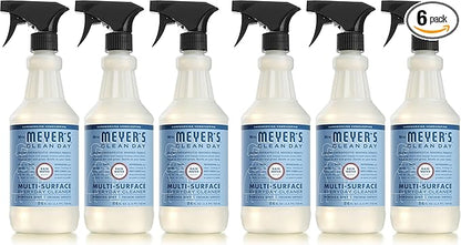 Mrs. MEYER'S CLEAN DAY All-Purpose Cleaner Spray,Rain Water,16 fl. oz,(Pack of 6)