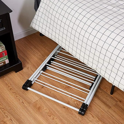 DORTALA Foldable Drying Rack, Laundry Clothes Storage, Portable Folding Dryer, Heavy Duty Clothes Hanger, Clothes Drying Rack, Lightweight and Stable Stainless Steel Clothes Dryer, for anUse
