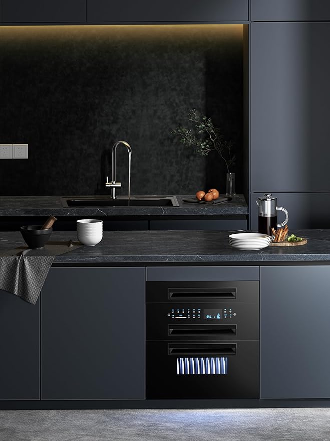 Yasinet Peel and Stick Wallpaper Black Removable Wallpaper Modern Black Contact Paper Dark Thicken Self Adhesive Textured Wall Paper for Cabinets Badroom Waterproof Vinyl 78.7"x 15.7"