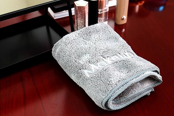 Arkwright Makeup Remover Cloths Bulk - Microfiber Coral Fleece Face Towels, Ultra Soft Reusable Washcloths, Gentle Facial Cleansing for Waterproof Makeup, 13 x 13, Grey (Case of 108)