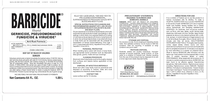 BARBICIDE Disinfectant Jar and Concentrate Starter Kit (4 Oz Jar + 16 Fl Oz)– Professional Salon, Spa & Barber Tool Sanitizing Kit