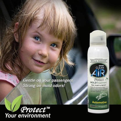 DWD2 Protect™ Automotive Mold-Odor Treatment - Revitalize Your Car's Interior The Green Automotive Mold-Odor Treatment Solution. Say Goodbye to Unpleasant Odors (Spray & Fogger)