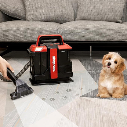 Shop-Vac Portable Carpet and Upholstery Cleaner Machine, Powerful Spot Cleaner for Pet Stains, Sofa, Rug, Mattress, Curtain and Car Seats, Lightweight with Two Cleaner Solutions