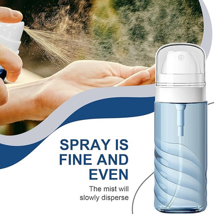 Yolaist 2 Pack 60ML Small Spray Bottle, Portable Refillable Travel Spray Bottle for Hair, Cleaning, Beauty, Fine Mist, Leak Proof, Lt. Blue and Lt. Green