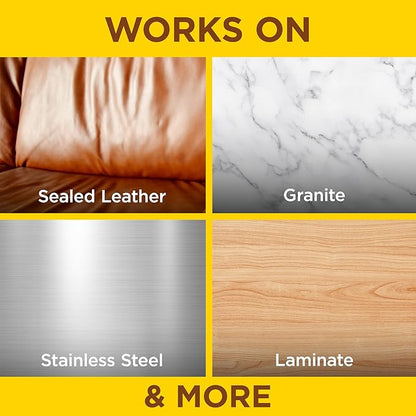 Pledge Enhancing Polish Spray, Wood Furniture & Stainless Steel Polish, Remove Dust and Fingerprints, Fast Shine and Protect, Prevent Scratches & Knicks - Lemon Scent, 9.7oz, Pack of 2