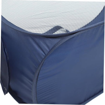 Cabilock Large Foldable Laundry Hamper Basket with Handles Collapsible Mesh Clothes Storage Bin for Bedroom Bathroom Nursery and Laundry Smooth Surface Portable Organizer for Clothes