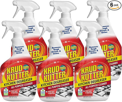 Krud Kutter 305373-6PK Kitchen Degreaser All Purpose Cleaner Spray, 32 oz, 6 Pack