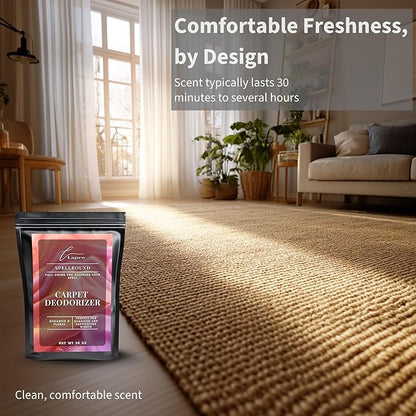 Lapew Spellbound Carpet Deodorizer Powder - Pet Safe Freshener for Vacuuming | Scented Odor Eliminator for Home | 36 oz