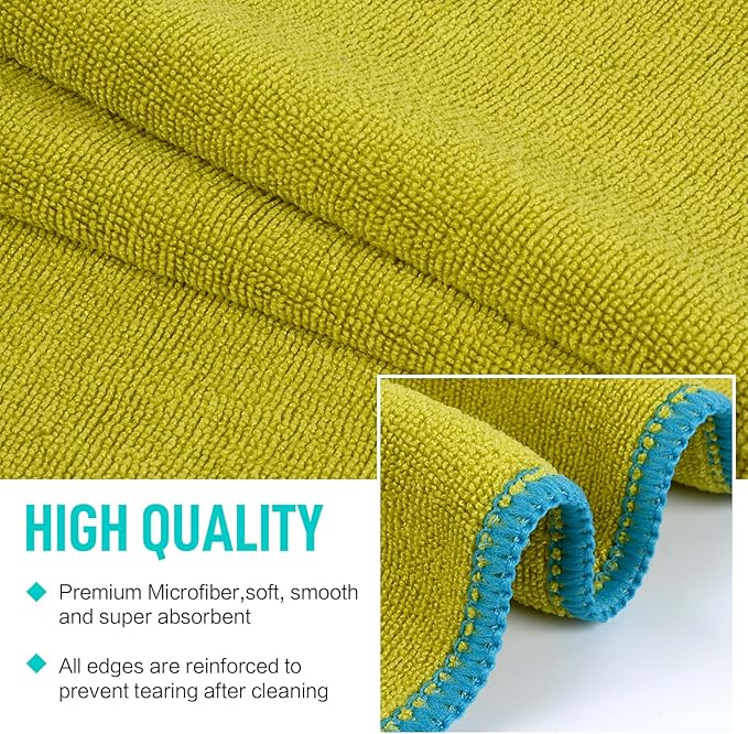 SINLAND Microfiber Gym Towels Super Absorbent Compact Travel Workout Towel Quick Dry Camping Sweat Towel for Sports Beach Swimming Backpacking Hiking and Yoga Men Women 16 Inch X 32 Inch