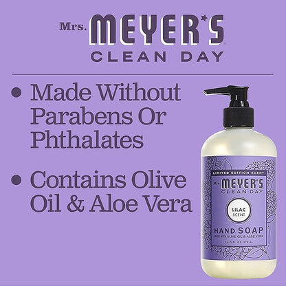 Mrs. MEYER'S Clean Day Limited Edition Lilac Scent Kitchen Basics Set