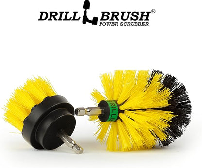 Bathroom Accessories Essentials - Cleaning Supplies - Scrub Brush - Shower Cleaner Brush - Shower Door Scrubber - Bathtub Cleaning Kit - Bath Mat Brush - Bathroom Tile Brush - Grout Cleaning Scrubber